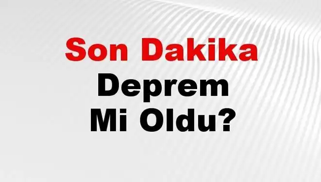 Konya'da Geçtiğimiz Dakikalarda Deprem Mi Oldu? İşte Tüm Detaylar!