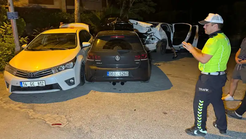 Alkollü Sürücü, Şehiriçinde Korkunç Bir Kazaya Sebep Oldu!