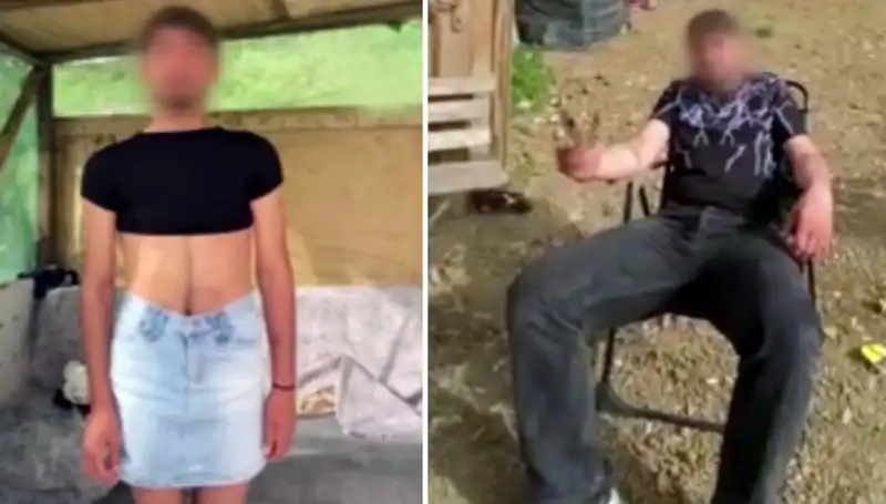 Hırsızları Yakaladı, Kadın Kıyafeti Giydirip Videolarını Çektiler!