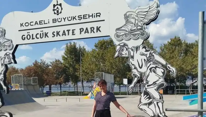 Kocaeli'de Kaykay Parkı'na Mattia Ahmet Minguzzi'nin Anısı Yaşatılıyor