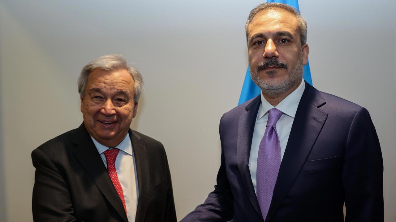 Bakan Fidan, BM Genel Sekreteri Guterres ile Güvenlik Konularını Ele Aldı