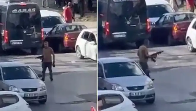 Başakşehir'de Korku Dolu Anlar: Pompalı Tüfekle Yolu Kapatan Şahıs Endişe Yarattı